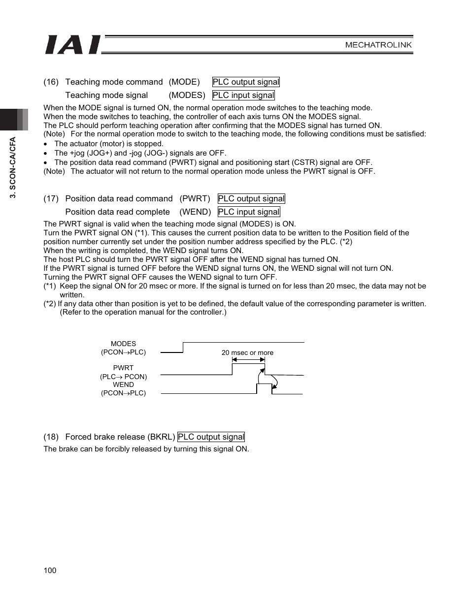 IAI America PCON-CFA User Manual | Page 108 / 226