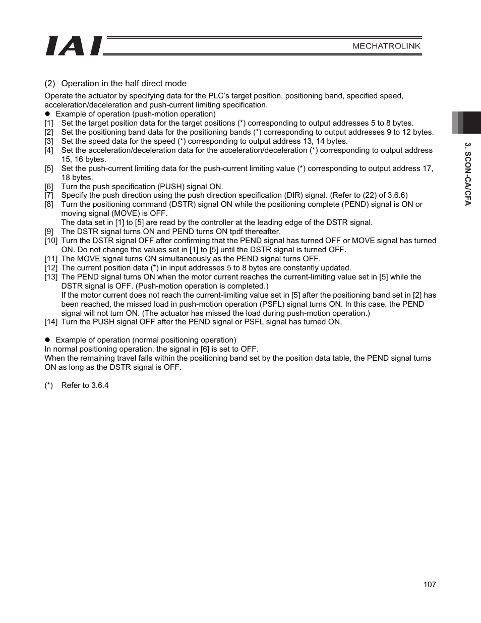 IAI America PCON-CFA User Manual | Page 115 / 226