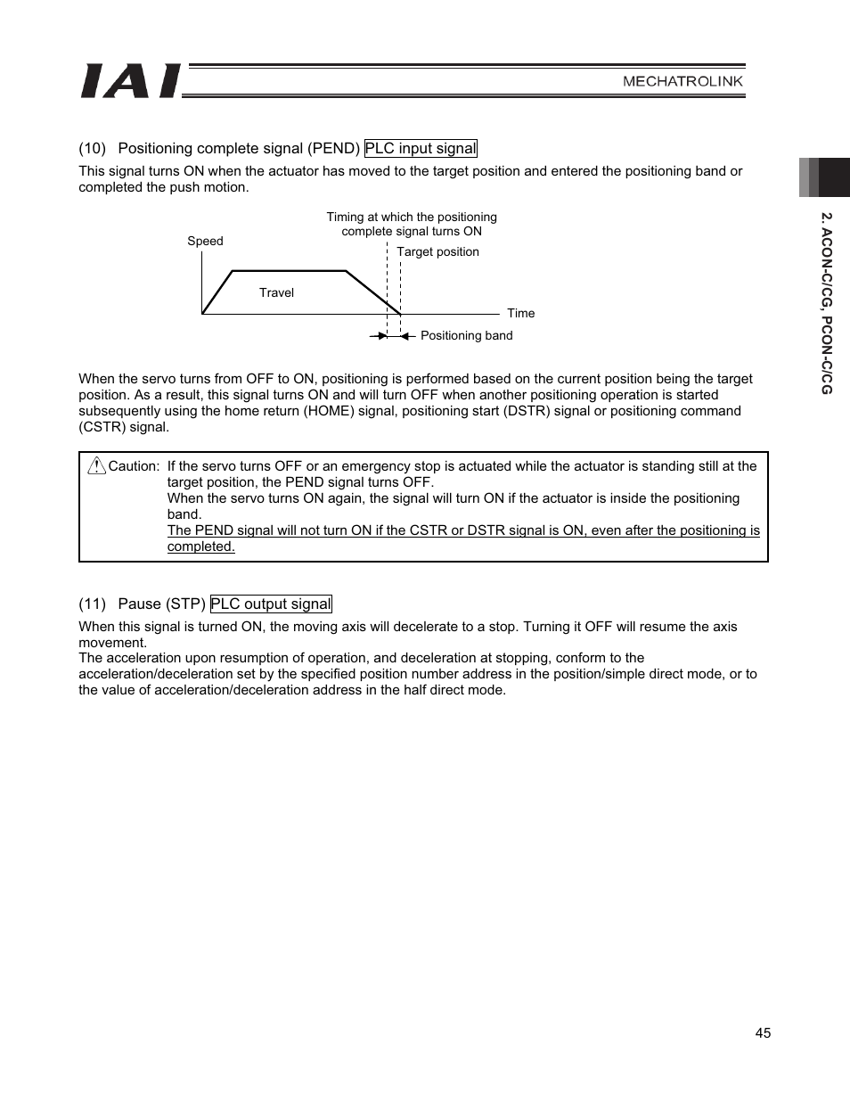 IAI America PCON-CFA User Manual | Page 53 / 226
