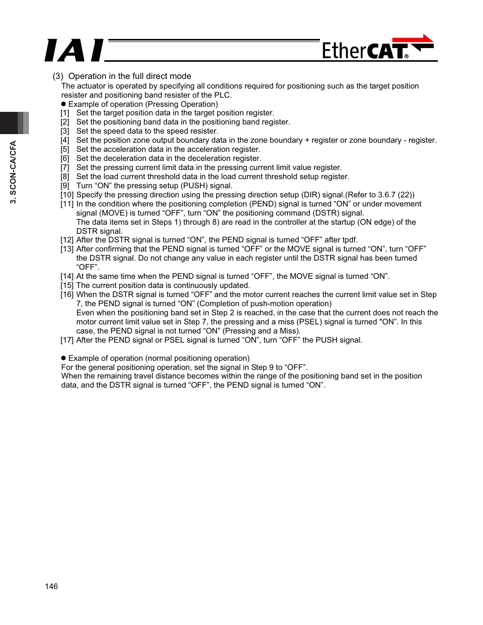 IAI America PCON-CFA User Manual | Page 152 / 272