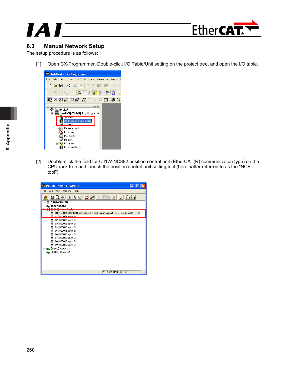 3 manual network setup | IAI America PCON-CFA User Manual | Page 266 / 272