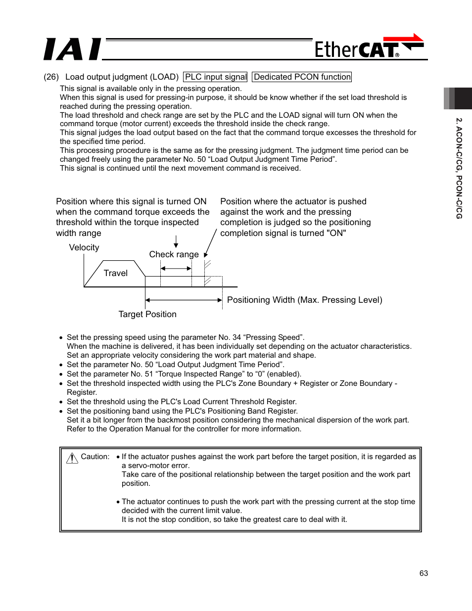 IAI America PCON-CFA User Manual | Page 69 / 272