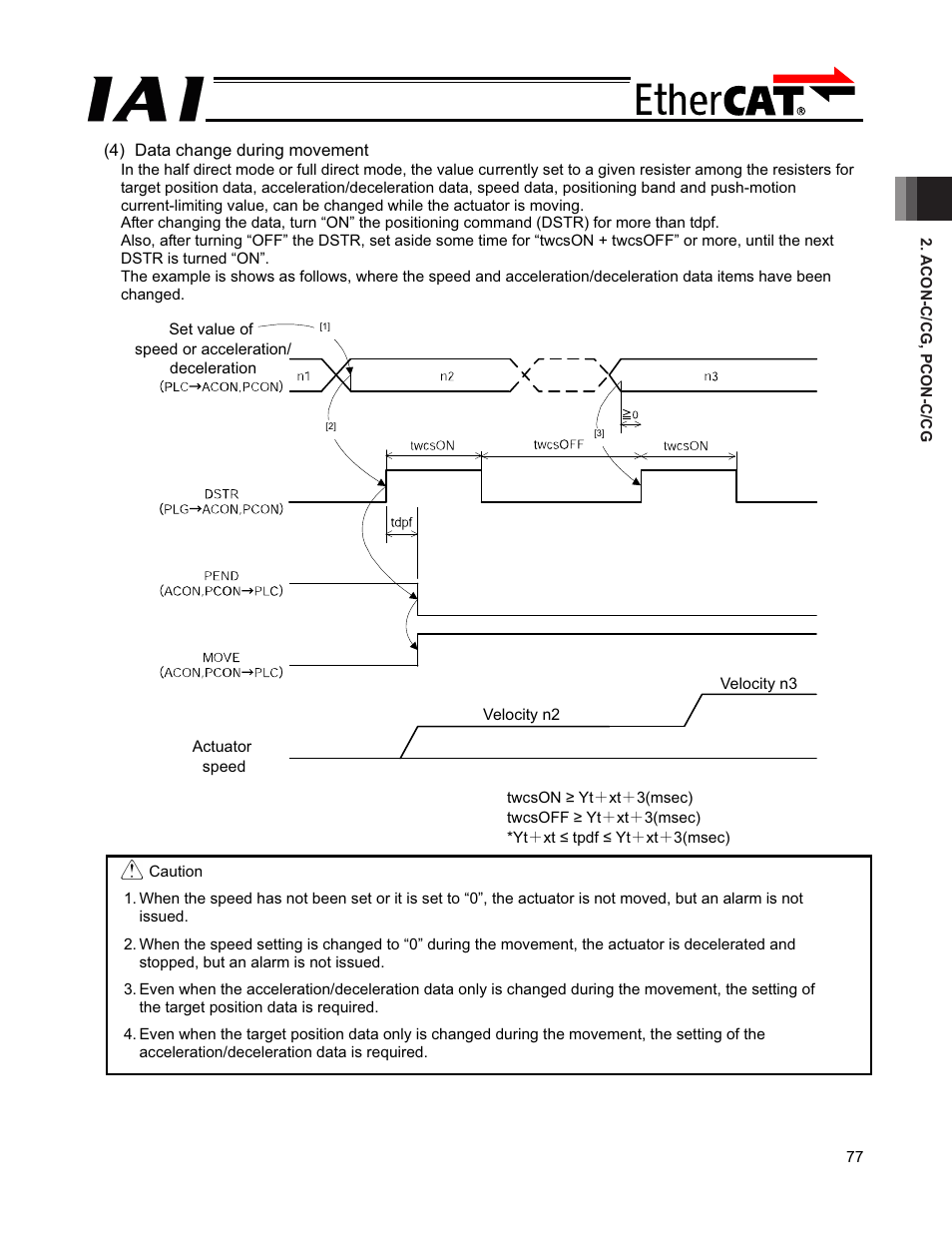 IAI America PCON-CFA User Manual | Page 83 / 272