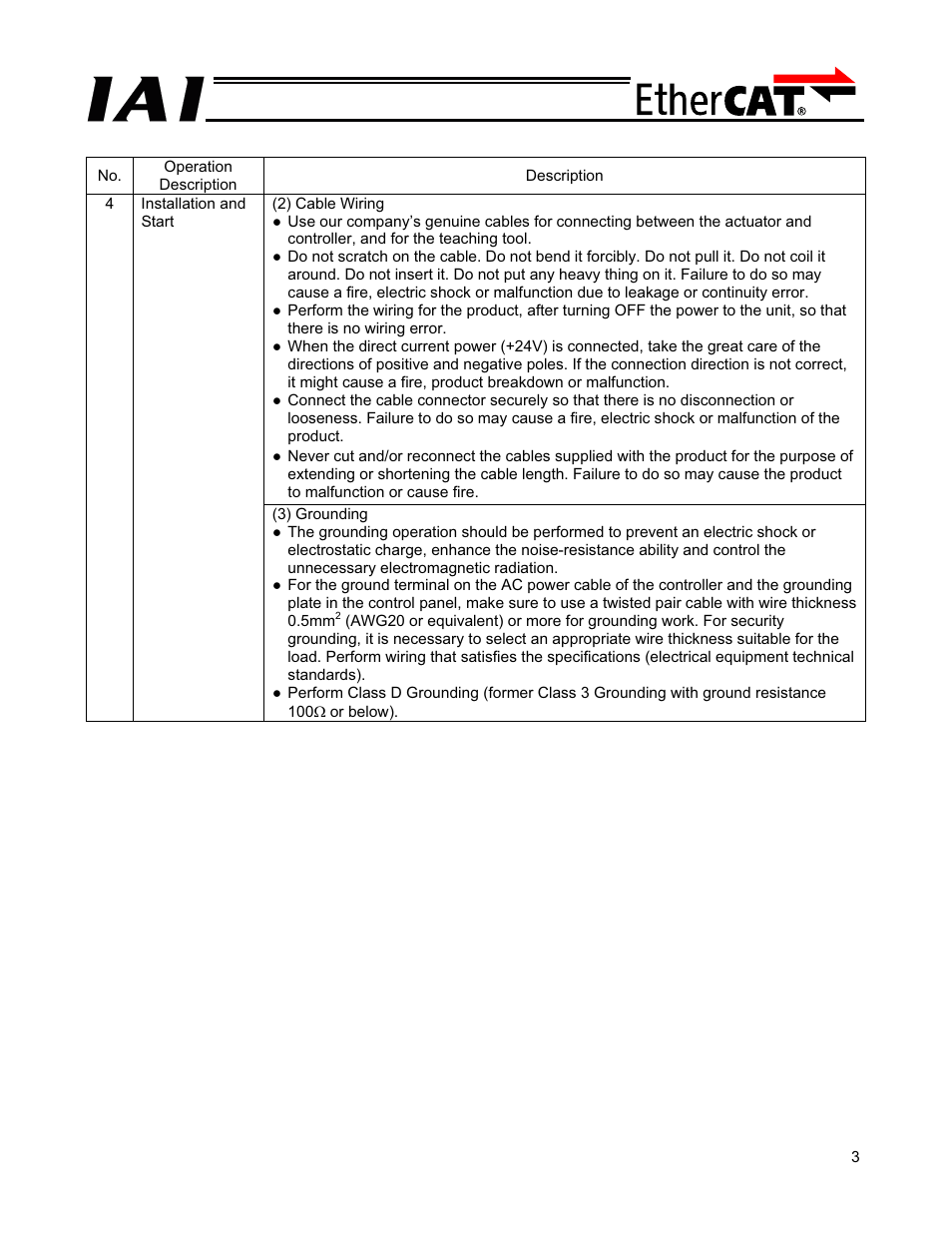 IAI America PCON-CFA User Manual | Page 9 / 272