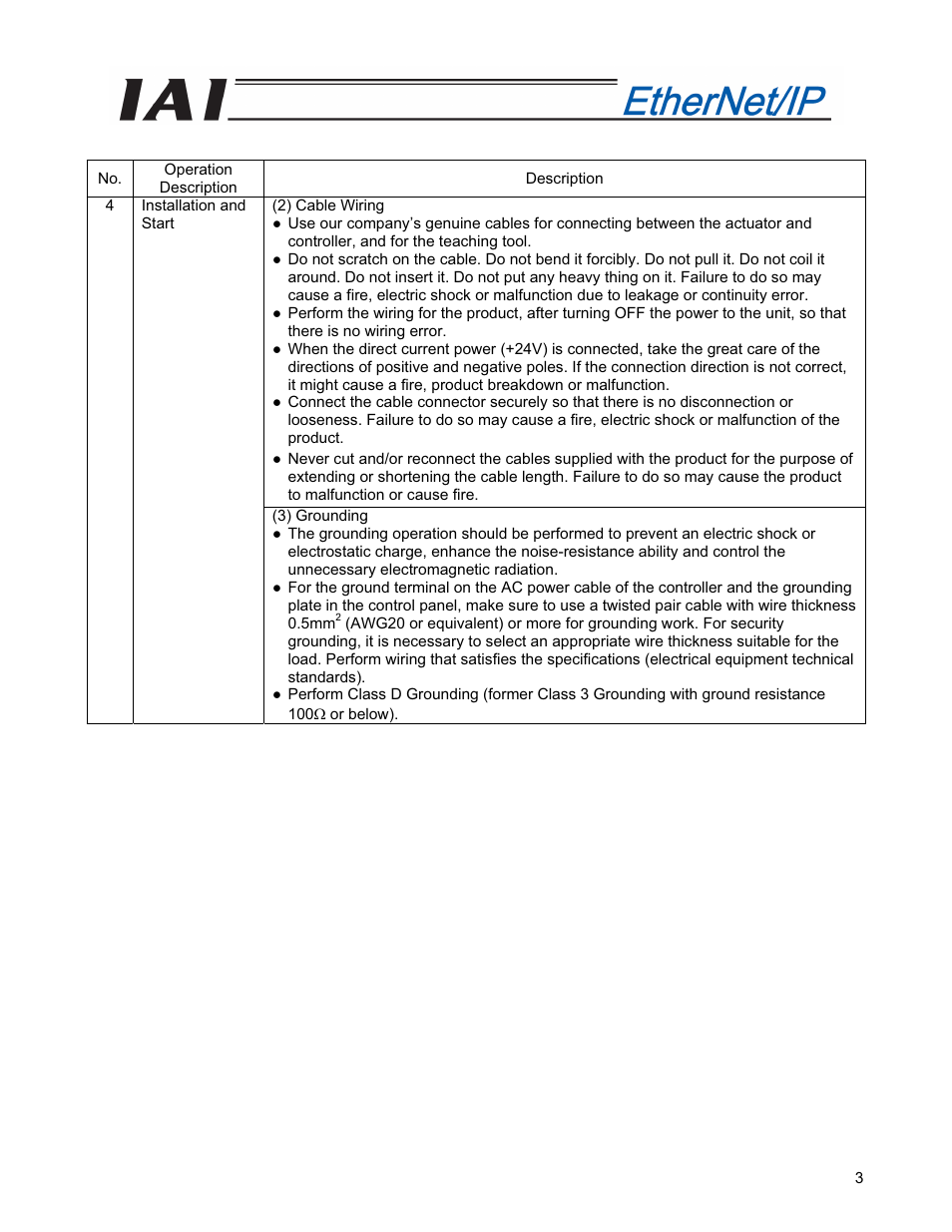 IAI America PCON-CFA User Manual | Page 11 / 294