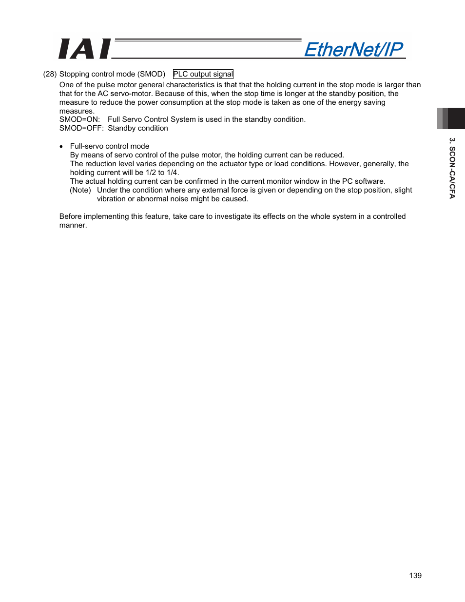 IAI America PCON-CFA User Manual | Page 147 / 294