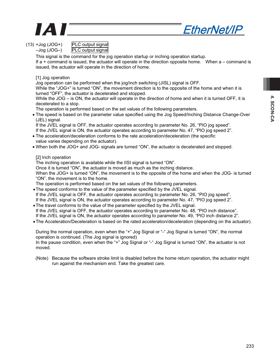 IAI America PCON-CFA User Manual | Page 241 / 294