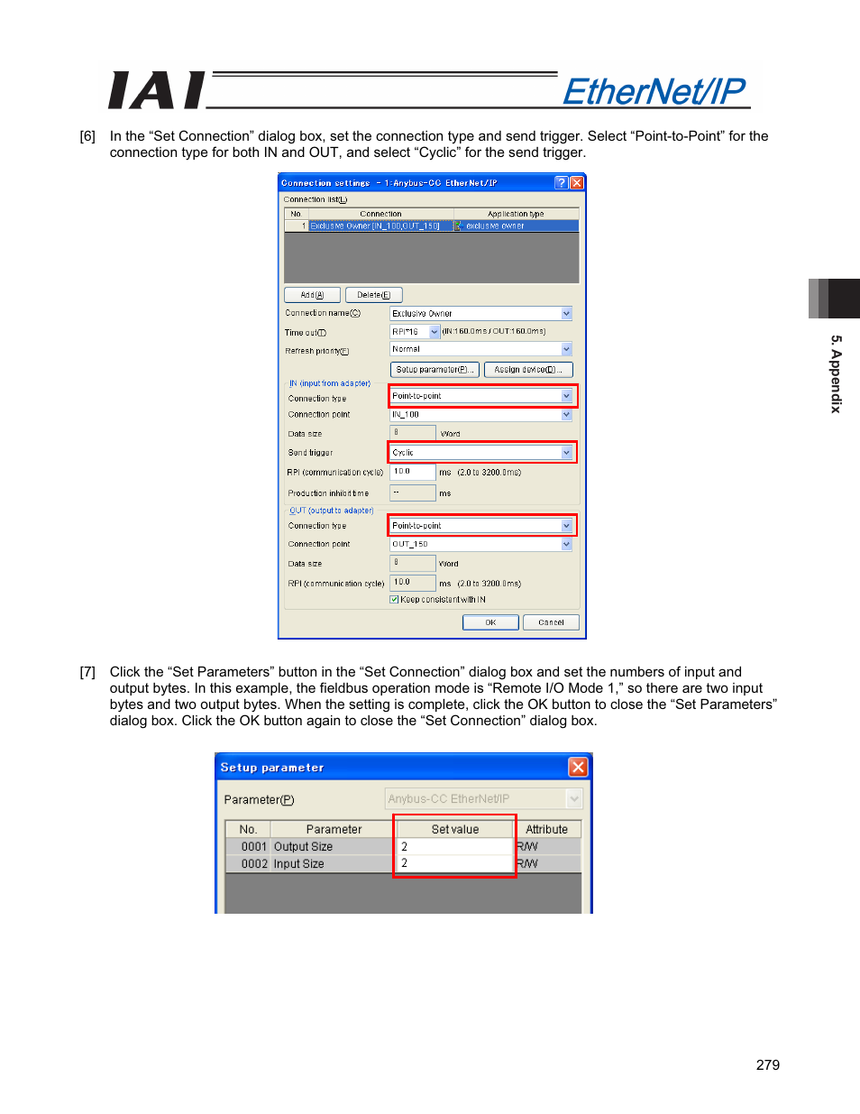 IAI America PCON-CFA User Manual | Page 287 / 294