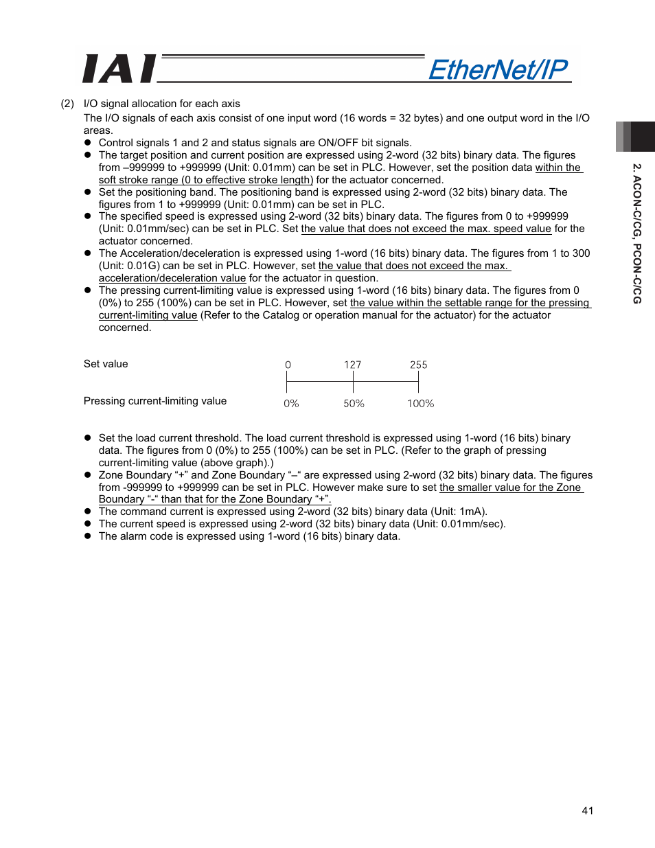 IAI America PCON-CFA User Manual | Page 49 / 294