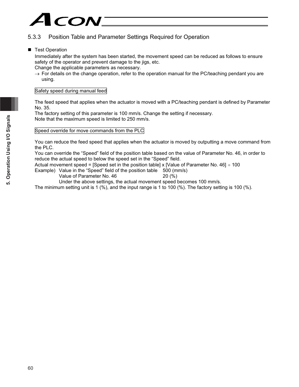 IAI America ACON-CY User Manual | Page 72 / 136