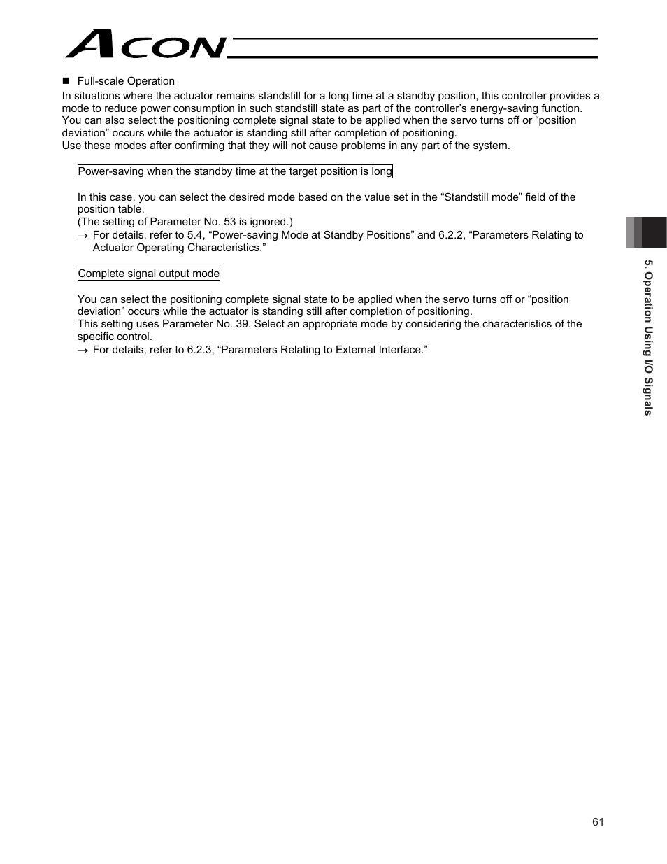 IAI America ACON-CY User Manual | Page 73 / 136