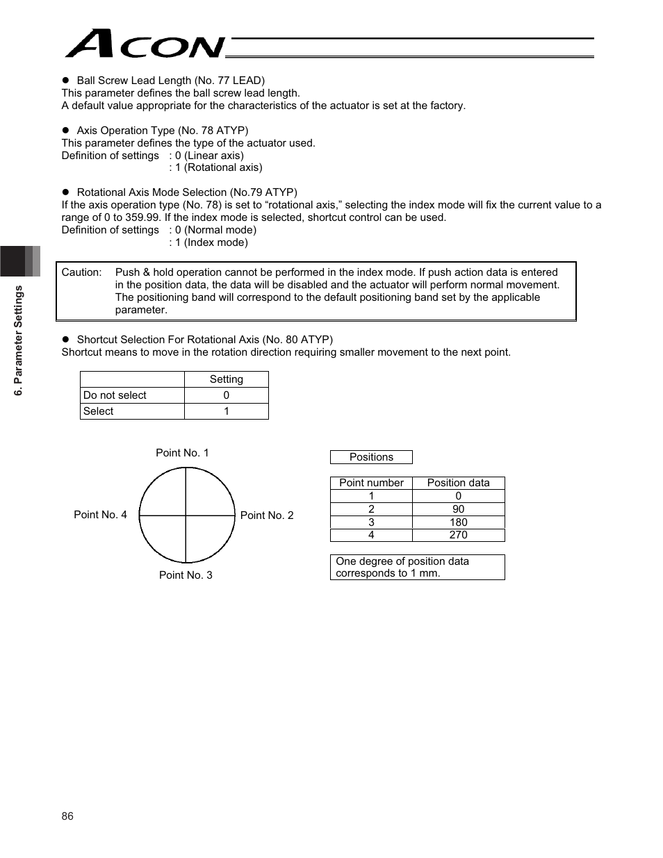 IAI America ACON-CY User Manual | Page 98 / 136