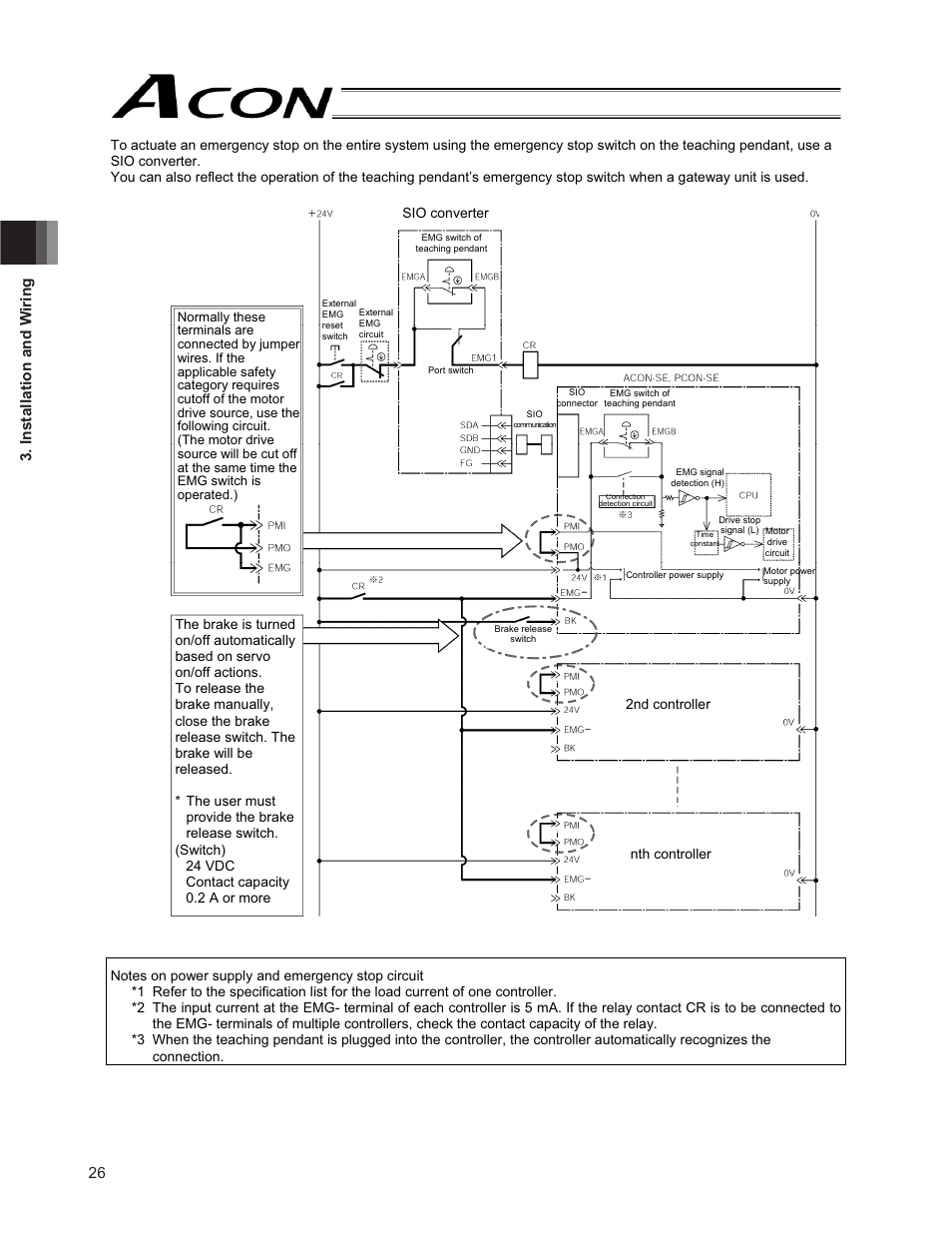 26 3. installation and w iring | IAI America ACON-PO User Manual | Page 36 / 114