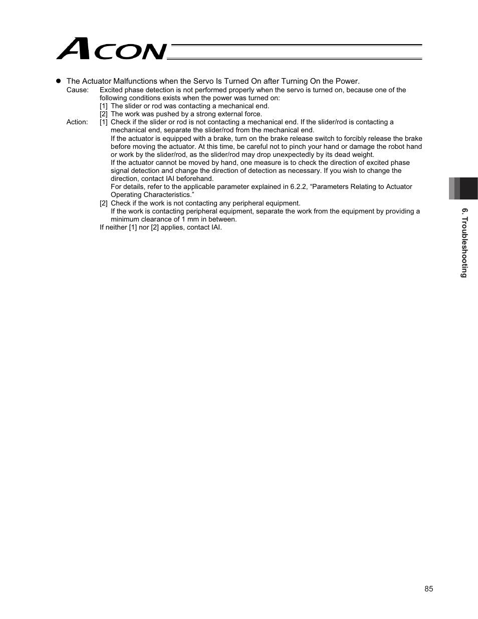 IAI America ACON-PO User Manual | Page 95 / 114