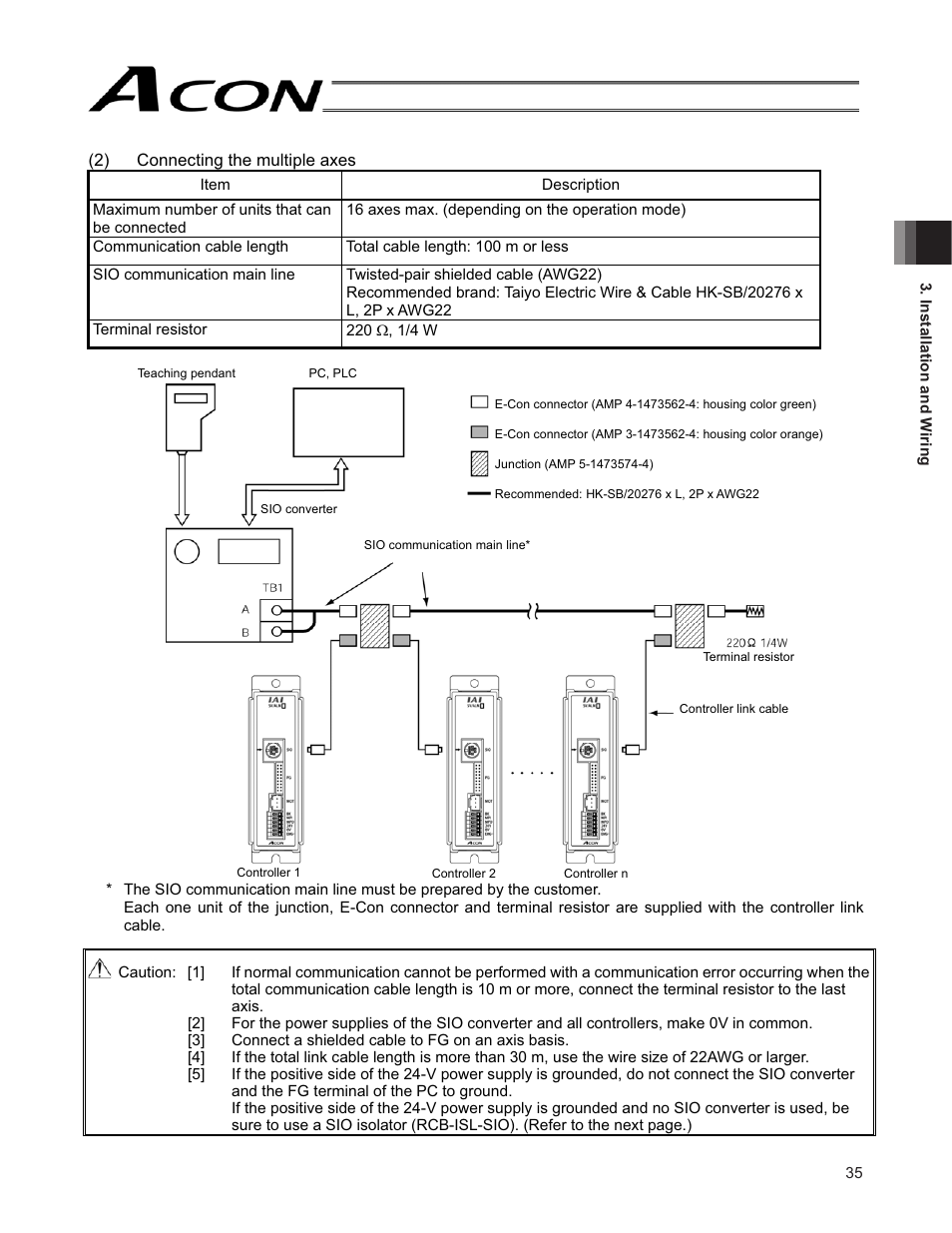 IAI America ACON-SE User Manual | Page 45 / 136