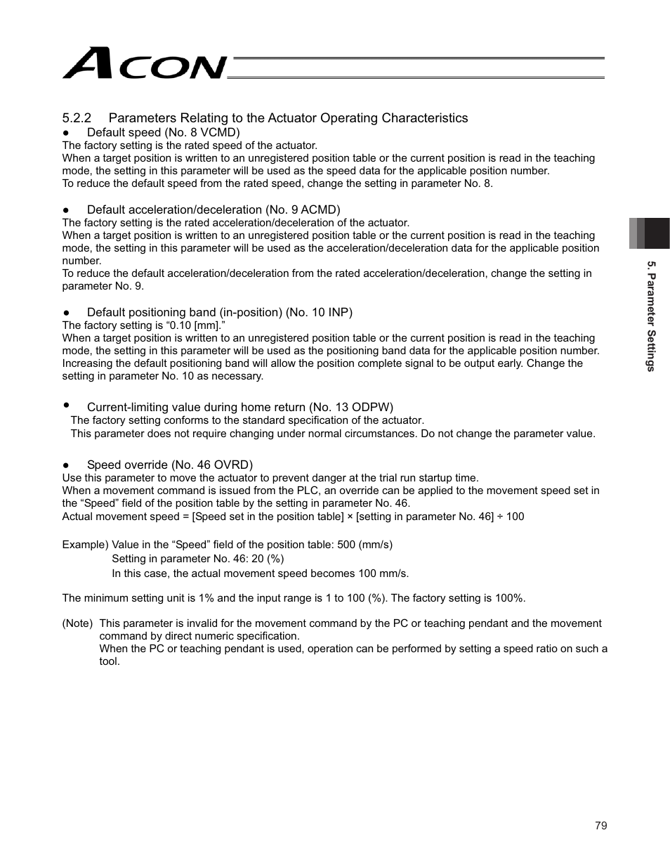 IAI America ACON-SE User Manual | Page 89 / 136