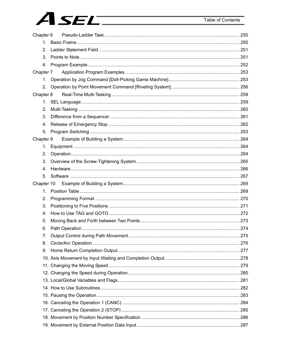 IAI America ASEL User Manual | Page 10 / 468
