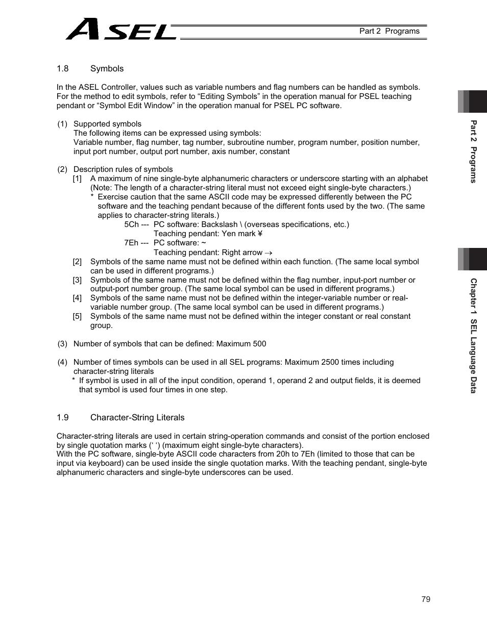 IAI America ASEL User Manual | Page 101 / 468