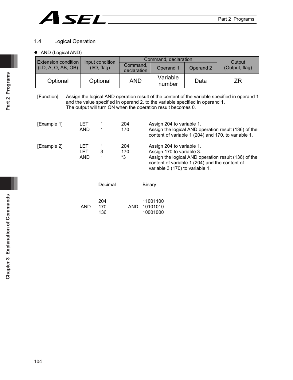 IAI America ASEL User Manual | Page 126 / 468