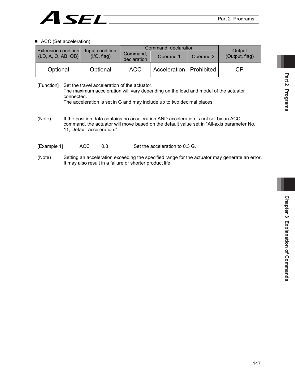 IAI America ASEL User Manual | Page 169 / 468