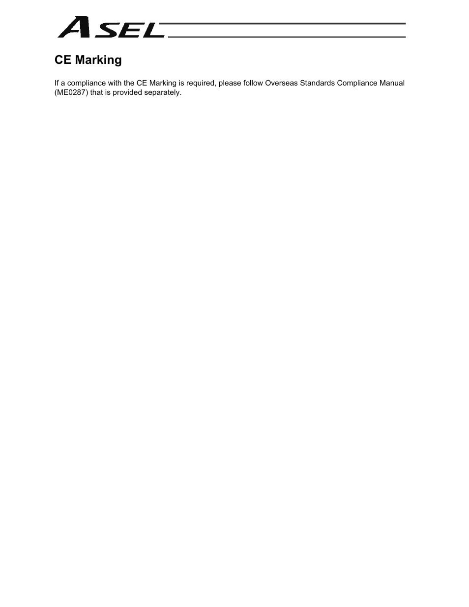 Ce marking | IAI America ASEL User Manual | Page 22 / 468