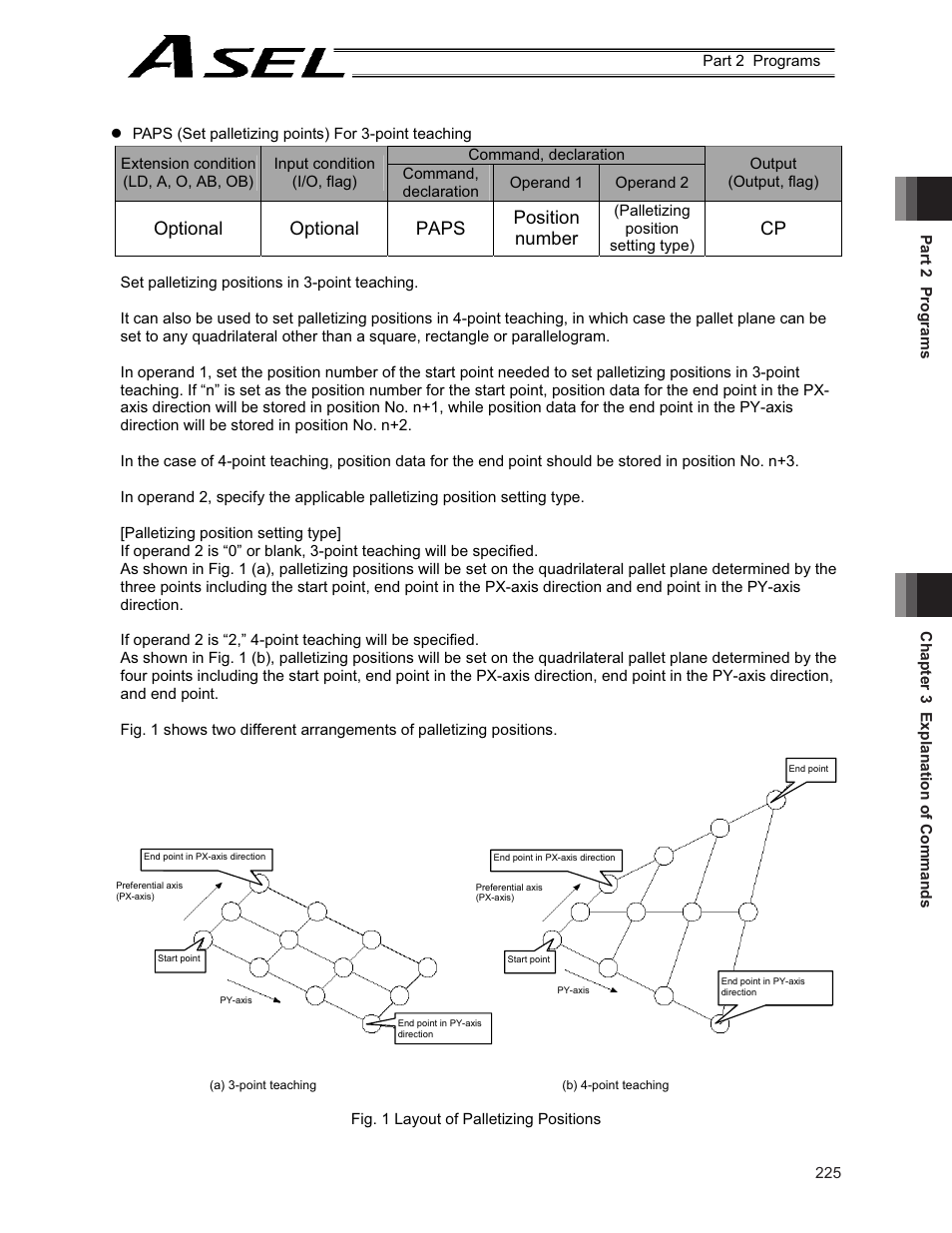 Optional, Optional paps position number | IAI America ASEL User Manual | Page 247 / 468
