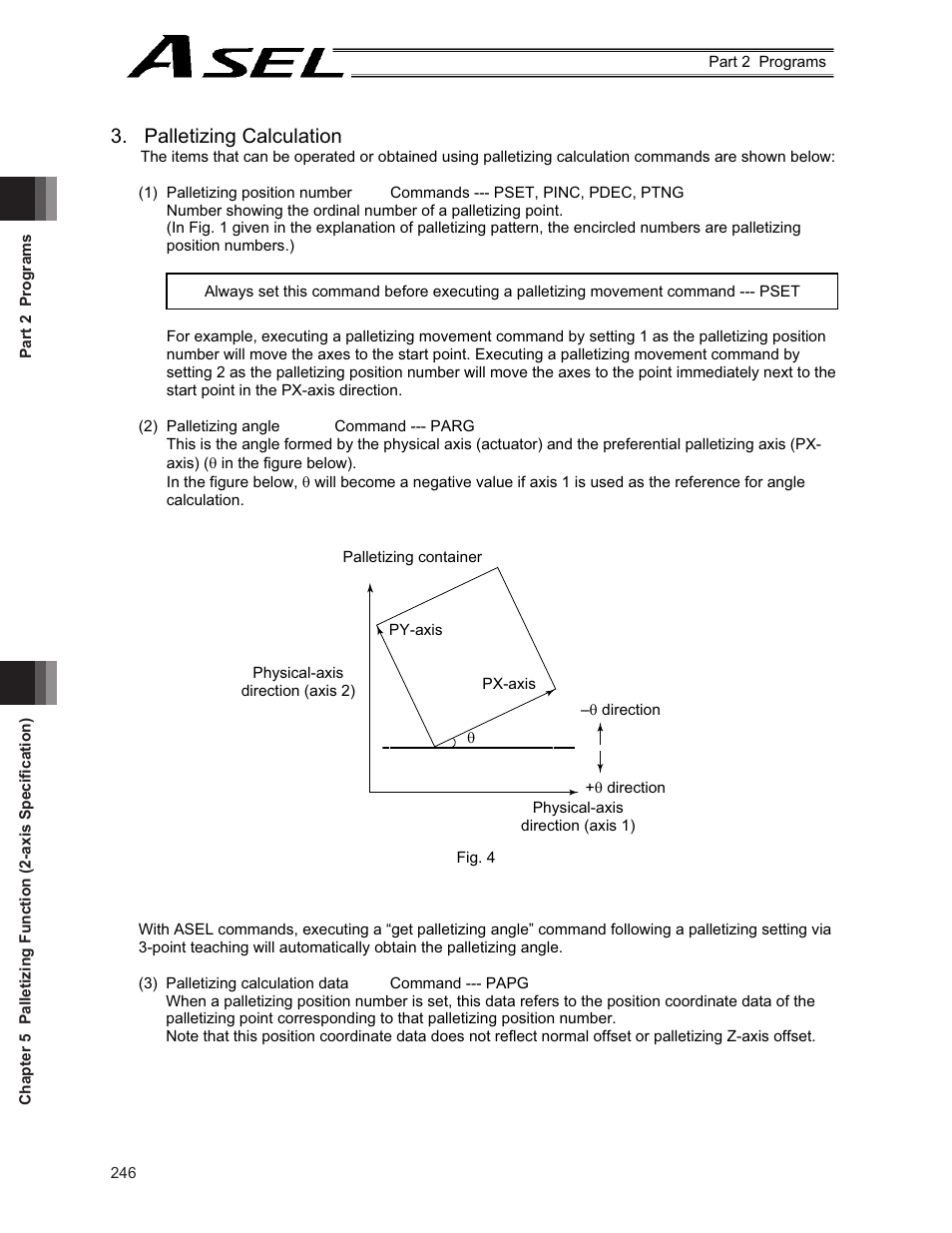Palletizing calculation | IAI America ASEL User Manual | Page 268 / 468