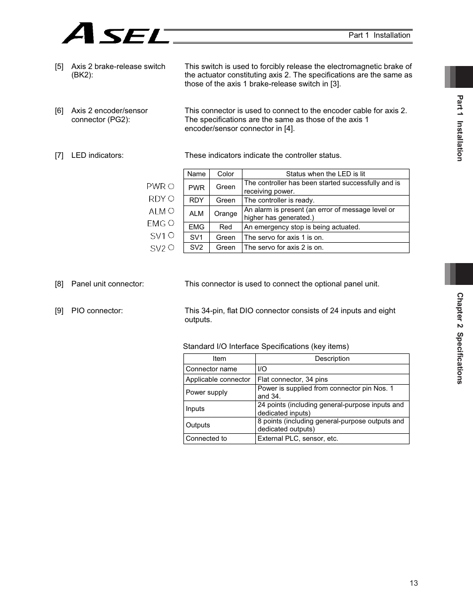 IAI America ASEL User Manual | Page 35 / 468