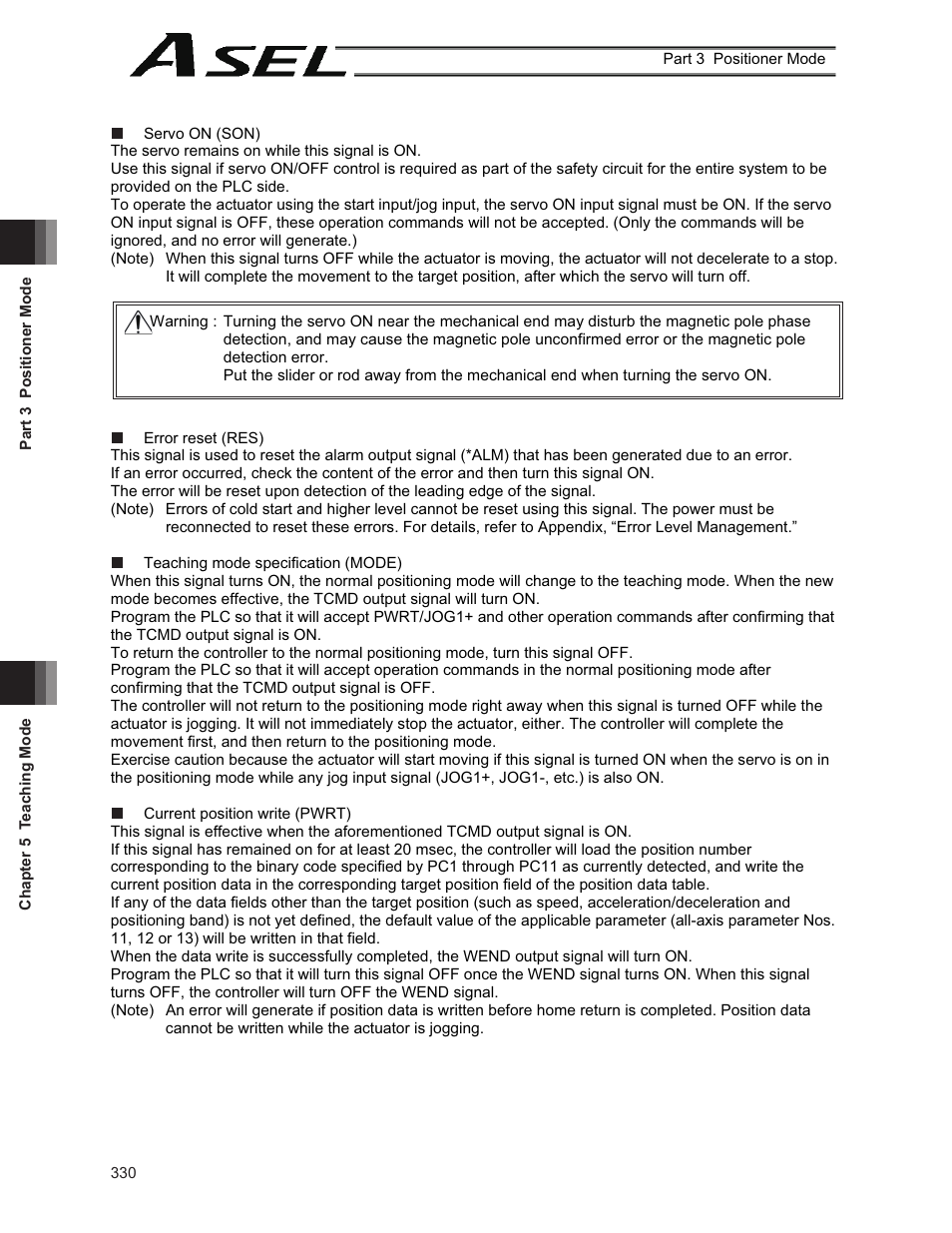 IAI America ASEL User Manual | Page 352 / 468