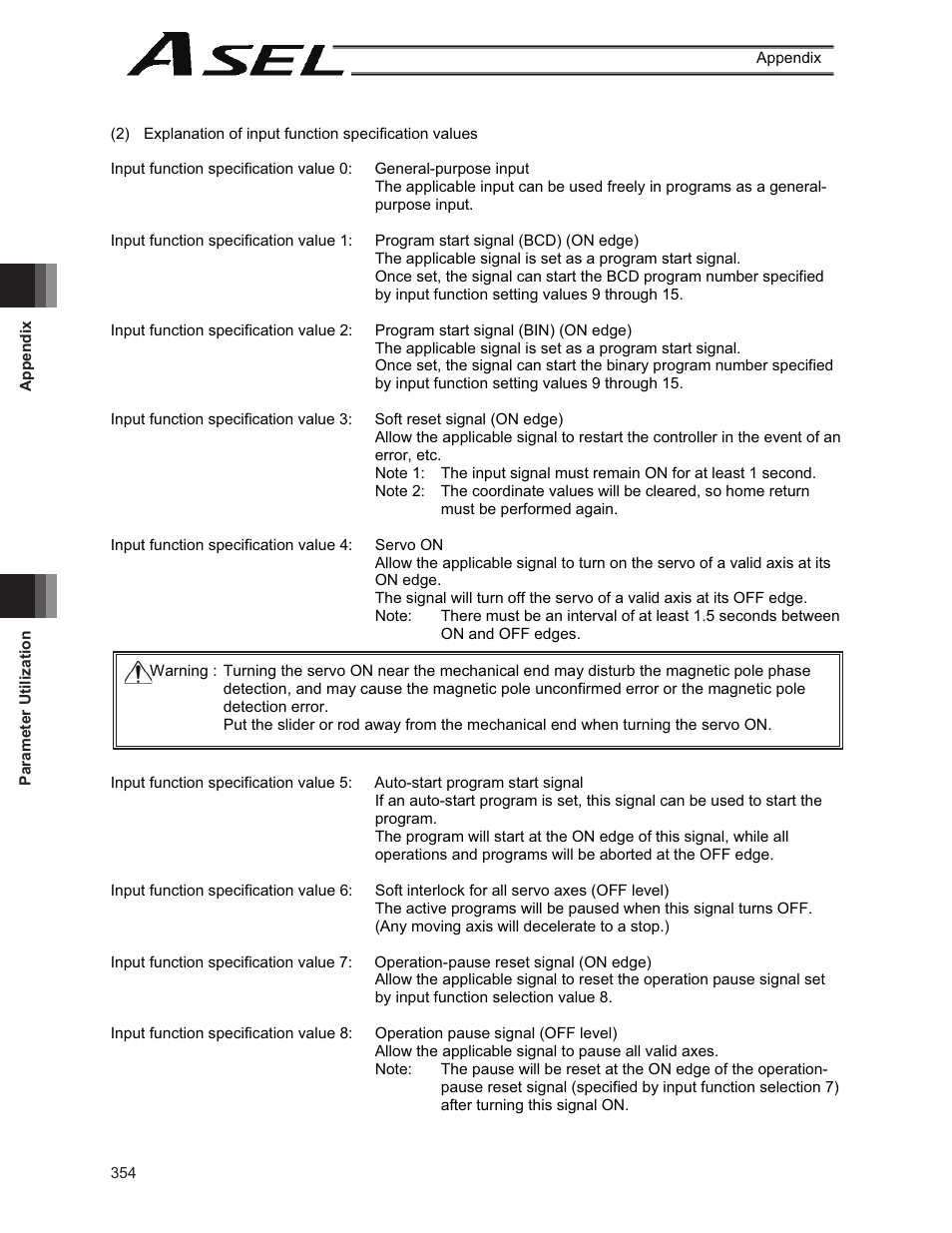 IAI America ASEL User Manual | Page 376 / 468