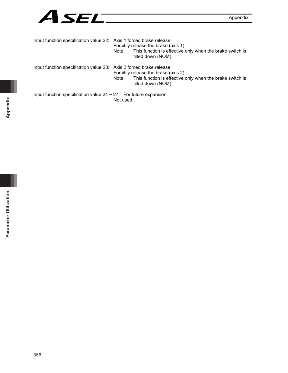 IAI America ASEL User Manual | Page 378 / 468