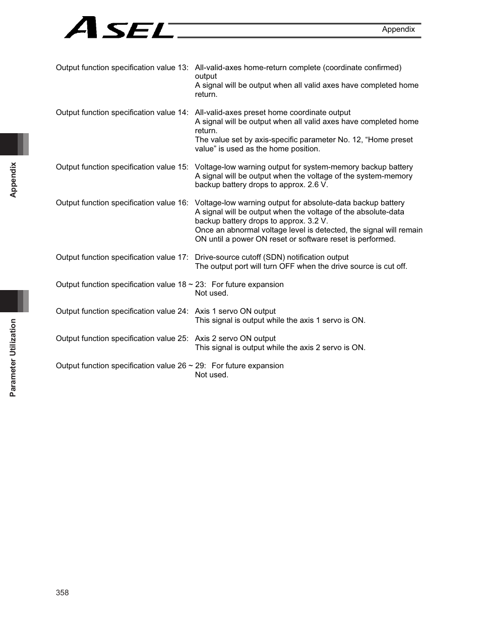 IAI America ASEL User Manual | Page 380 / 468
