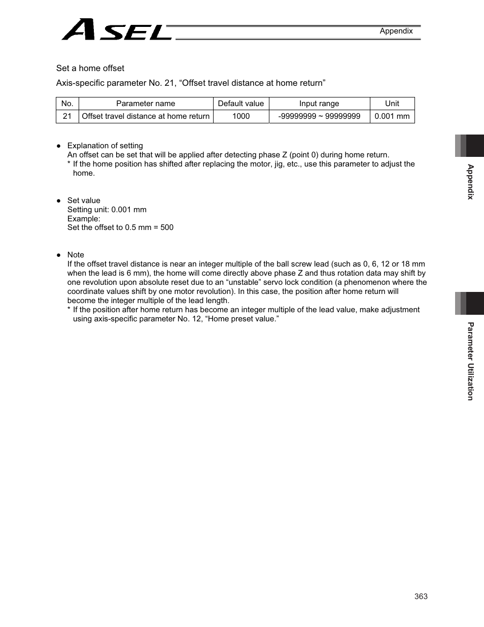 IAI America ASEL User Manual | Page 385 / 468