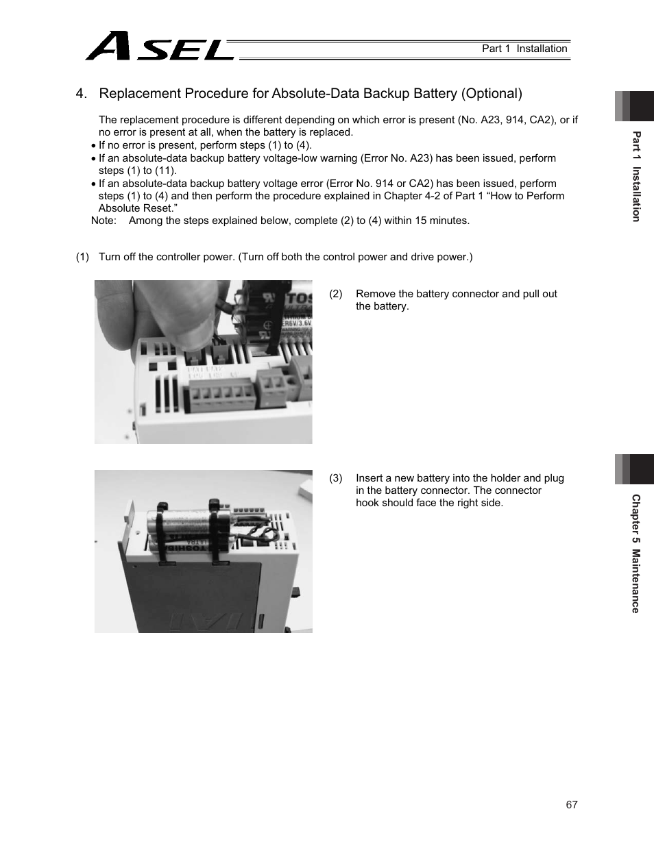 IAI America ASEL User Manual | Page 89 / 468