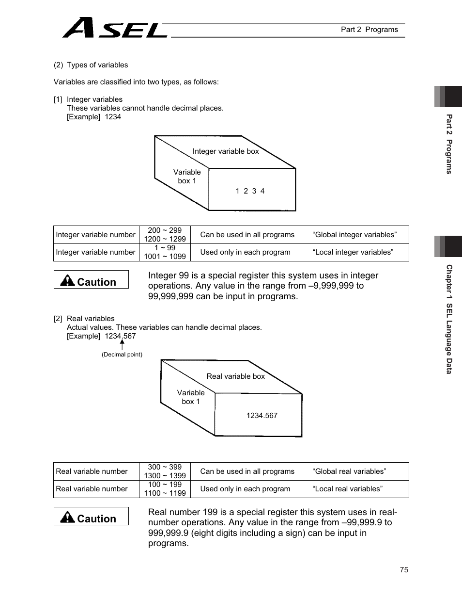 Caution | IAI America ASEL User Manual | Page 97 / 468