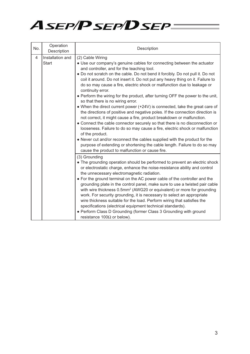 IAI America PSEP User Manual | Page 9 / 116