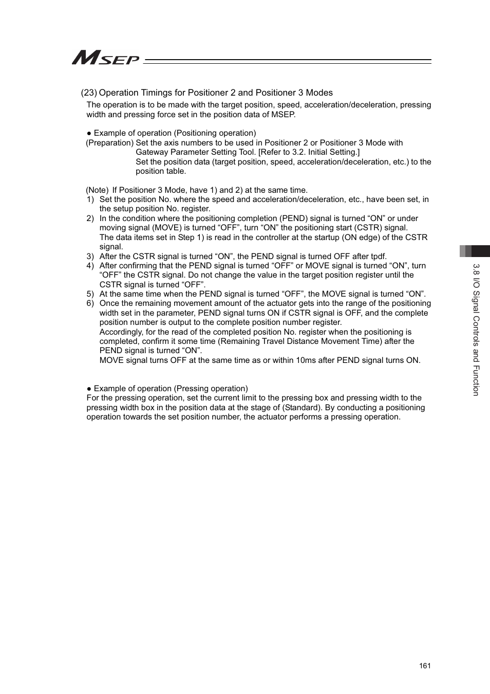 IAI America MSEP User Manual | Page 169 / 296
