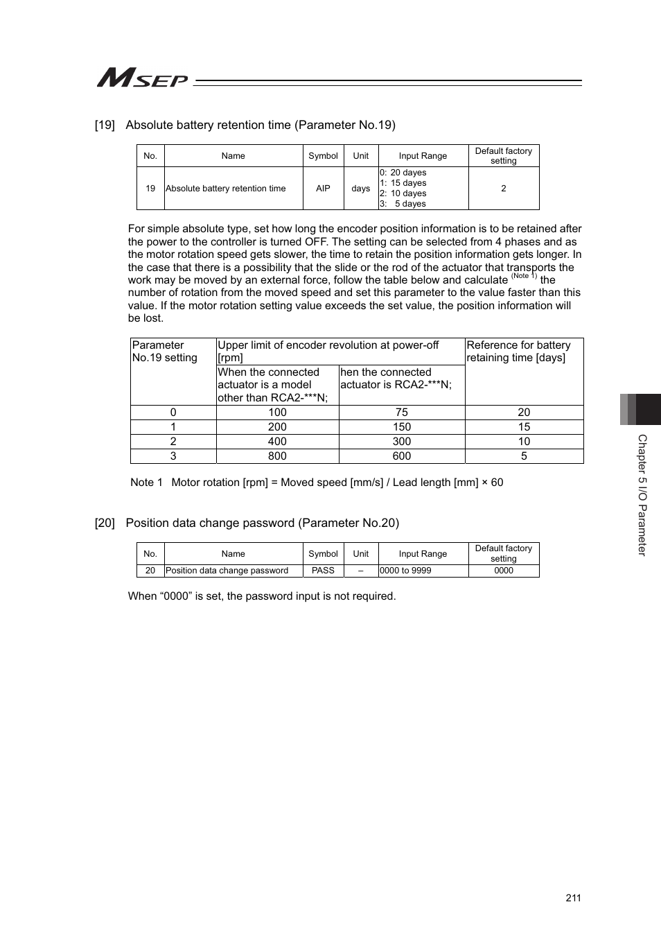 IAI America MSEP User Manual | Page 219 / 296