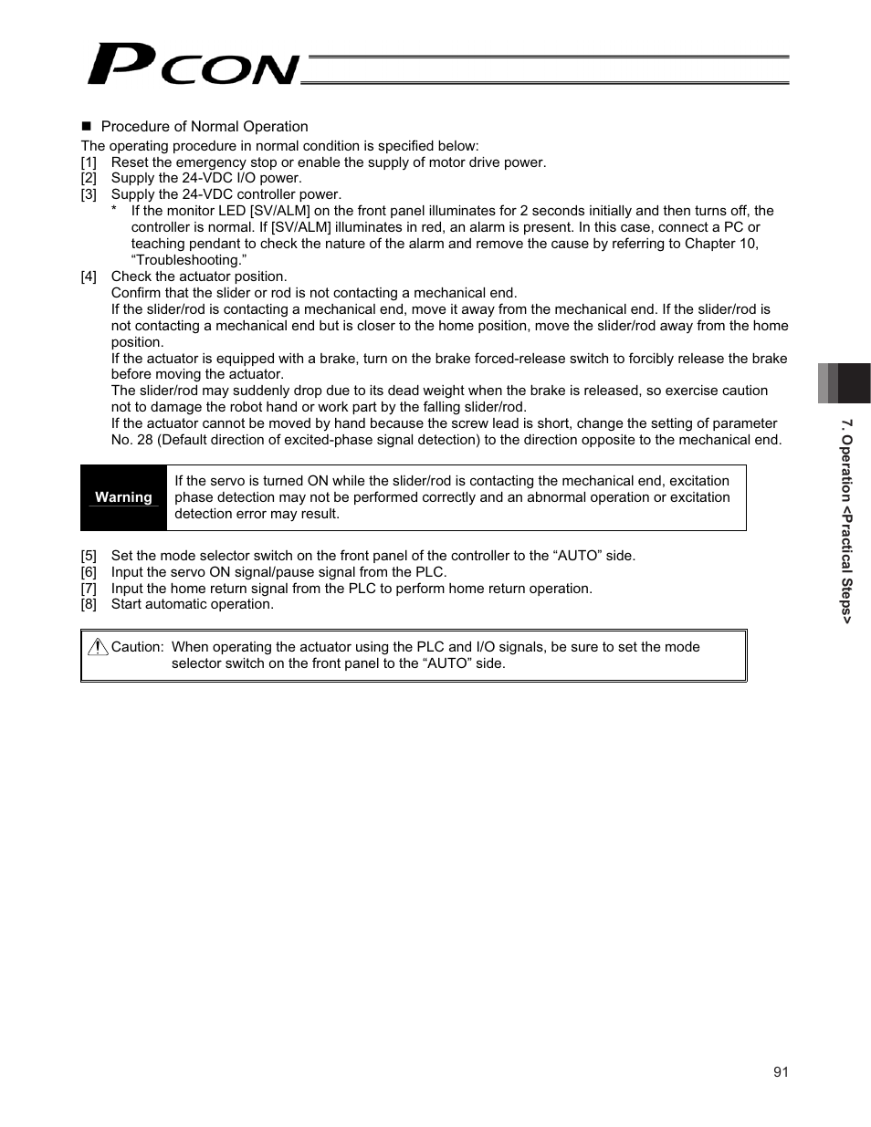 IAI America PCON-CF User Manual | Page 109 / 226