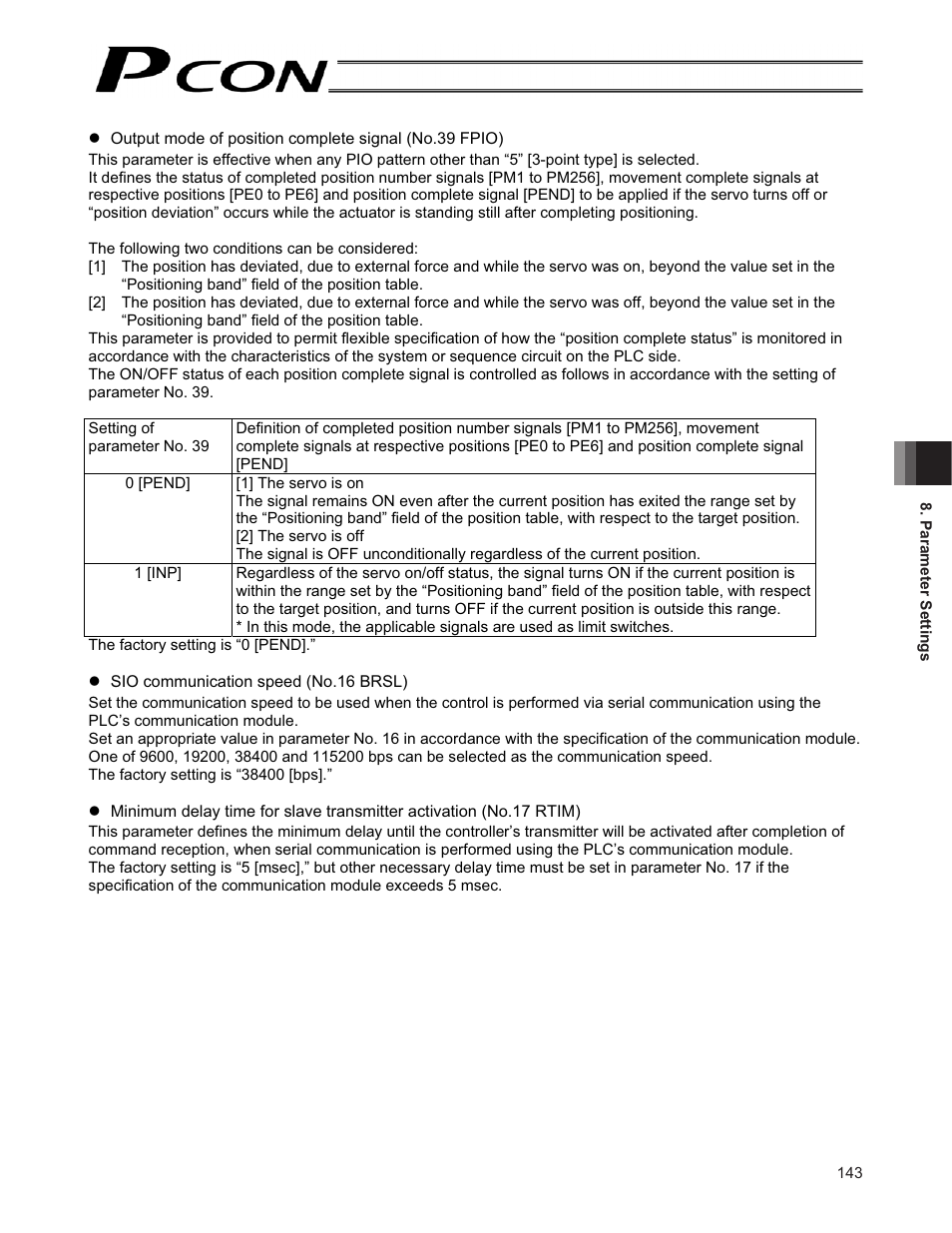 IAI America PCON-CF User Manual | Page 161 / 226