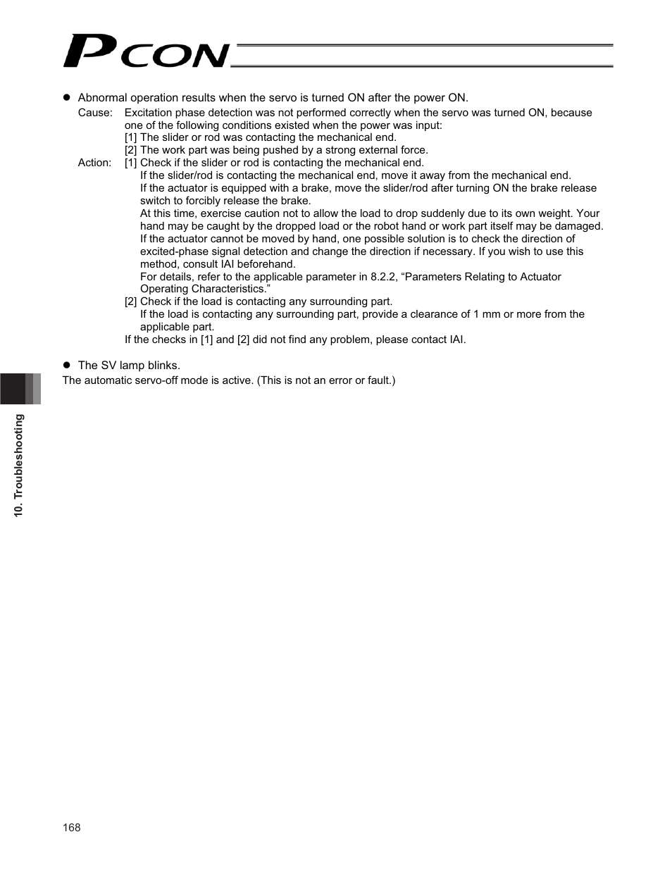 IAI America PCON-CF User Manual | Page 186 / 226