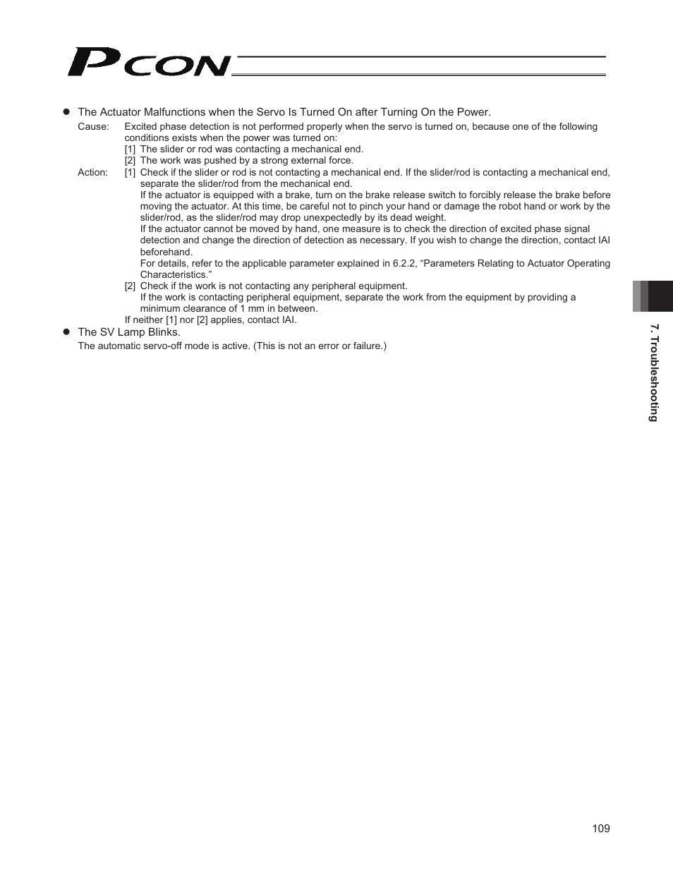 IAI America PCON-CY User Manual | Page 119 / 152