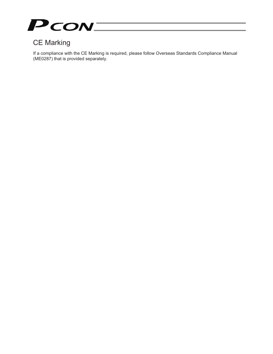 Ce marking | IAI America PCON-CY User Manual | Page 6 / 152