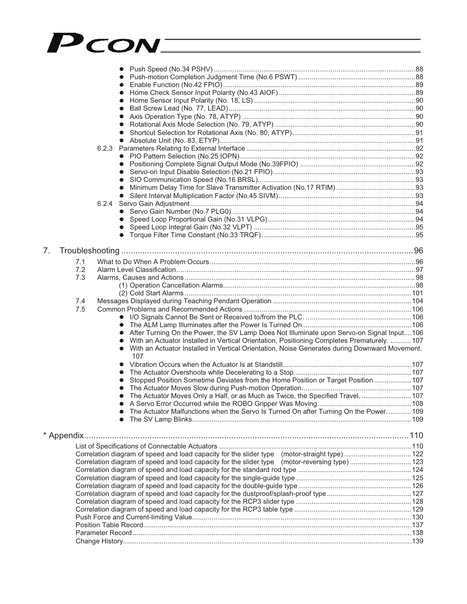 IAI America PCON-CY User Manual | Page 9 / 152