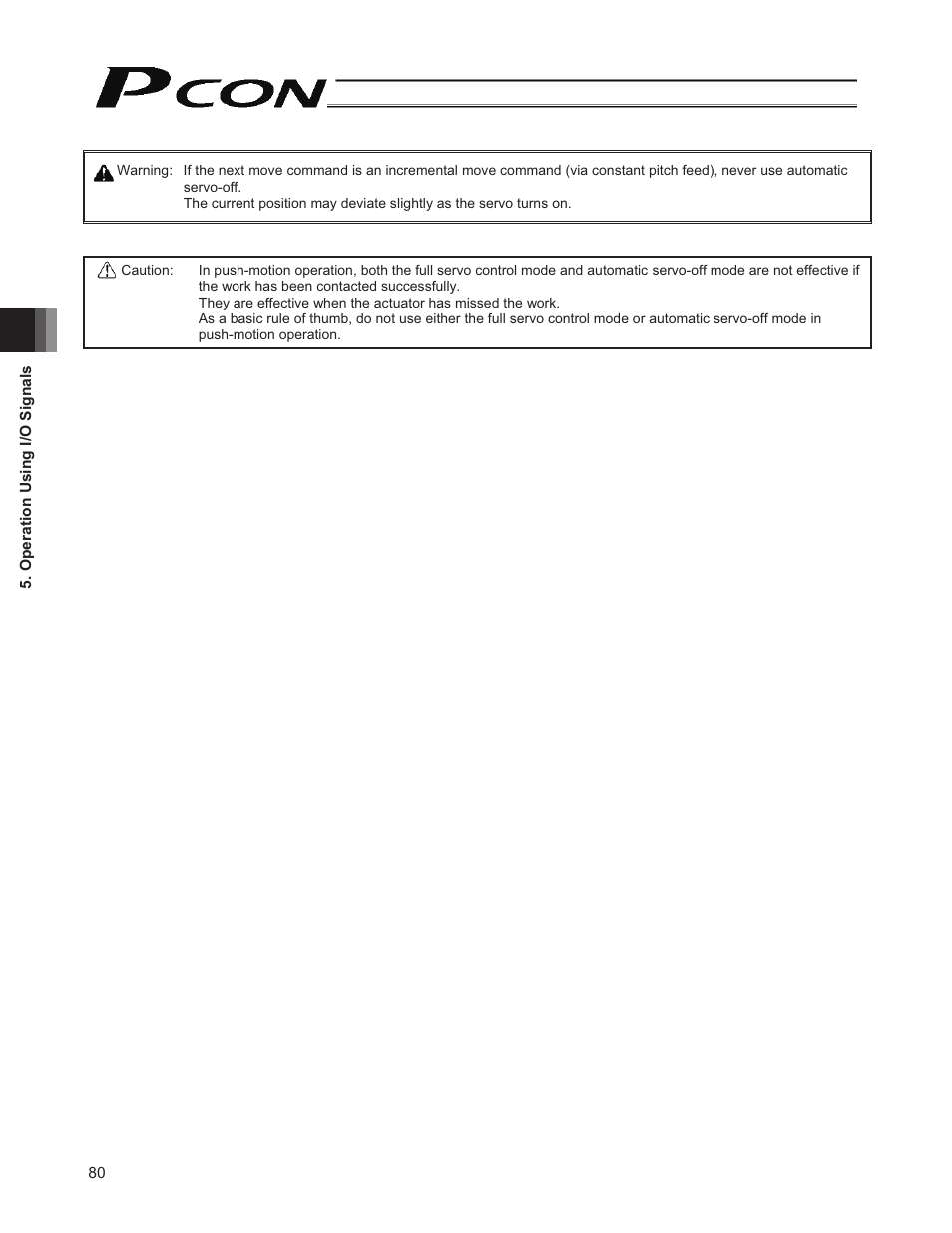 IAI America PCON-CY User Manual | Page 90 / 152