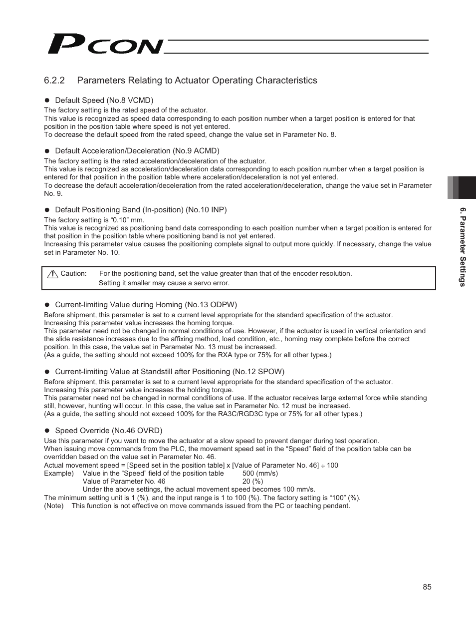 IAI America PCON-CY User Manual | Page 95 / 152