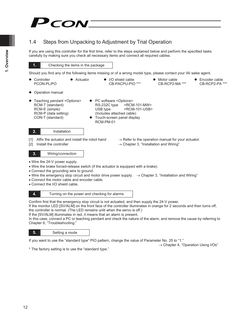 IAI America PCON-PO User Manual | Page 24 / 128