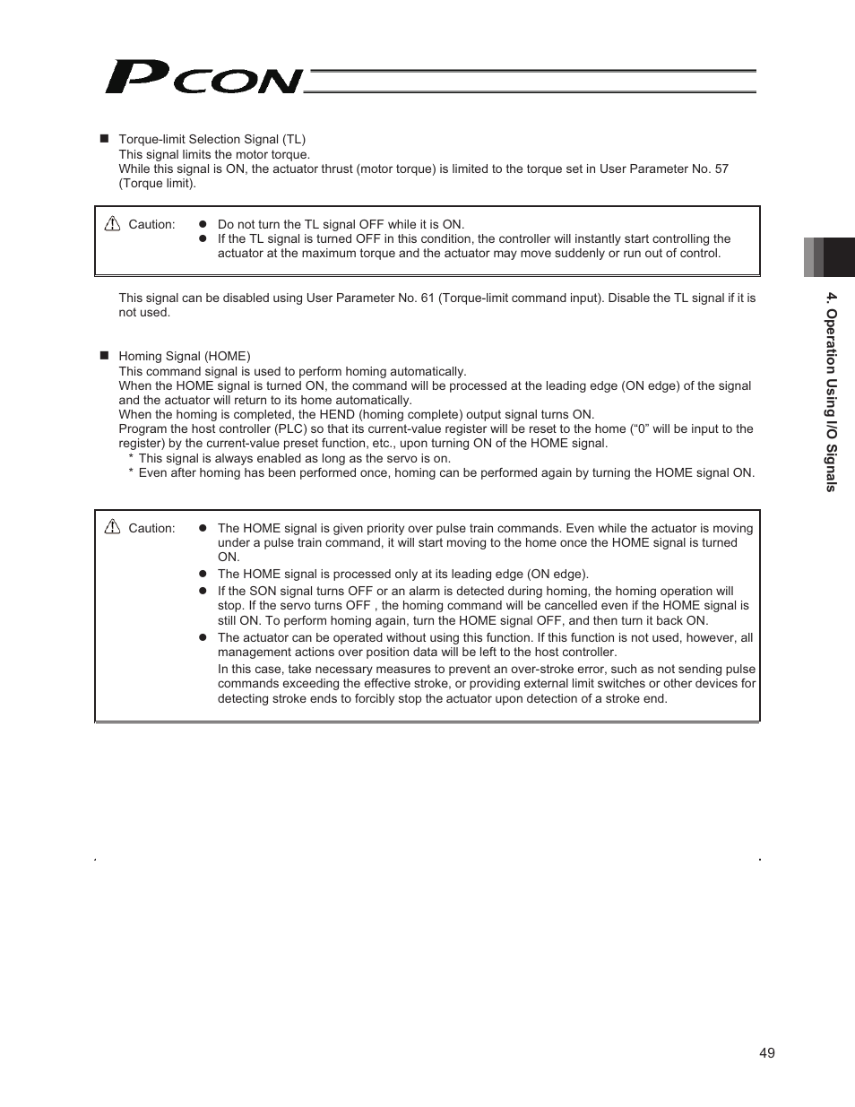 IAI America PCON-PO User Manual | Page 61 / 128