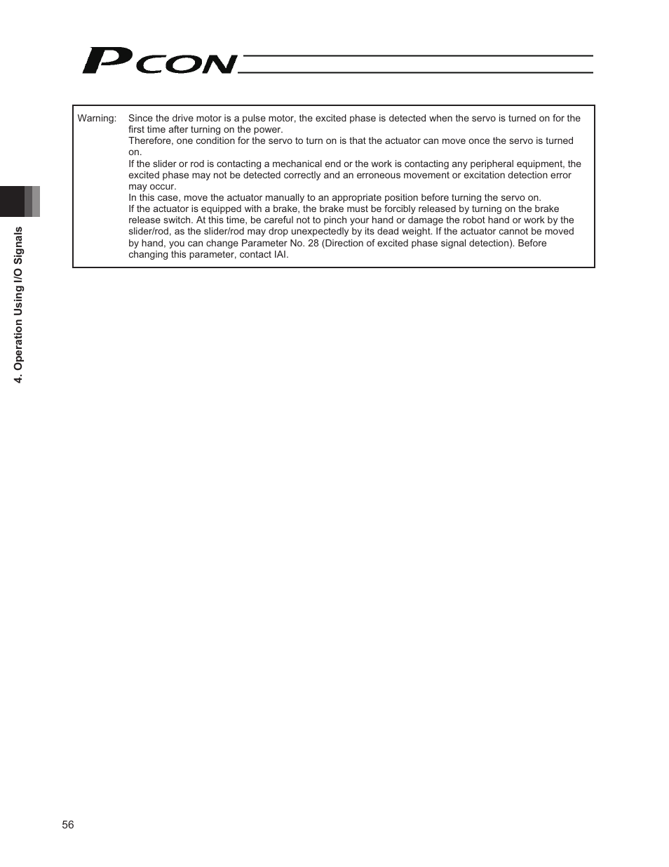 IAI America PCON-PO User Manual | Page 68 / 128