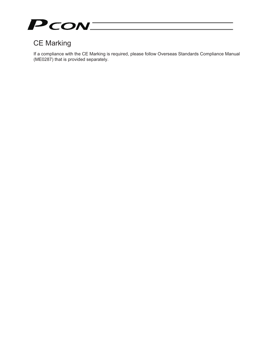 Ce marking | IAI America PCON-PO User Manual | Page 9 / 128